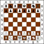 Tablero de ajedrez con piezas de ajedrez